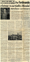 Peucezio (1964) - Per Ferdinando feteva 'e curtiello Nicolai marchese carbonaro (La Gazzetta del Mezzogiorno - 19 gennaio 1964).jpg