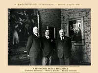 I benemeriti della Pinacoteca, Federico Hermanin - Michele Viterbo - Michele Gervasio