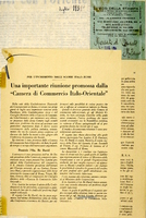 (1931), Una importante riunione promossa dalla “Camera di Commercio italo-orientale”, Per l'incremento degli scambi Italo-Russi, I mercati d'Oriente, luglio 1931, p. 11-14.JPG